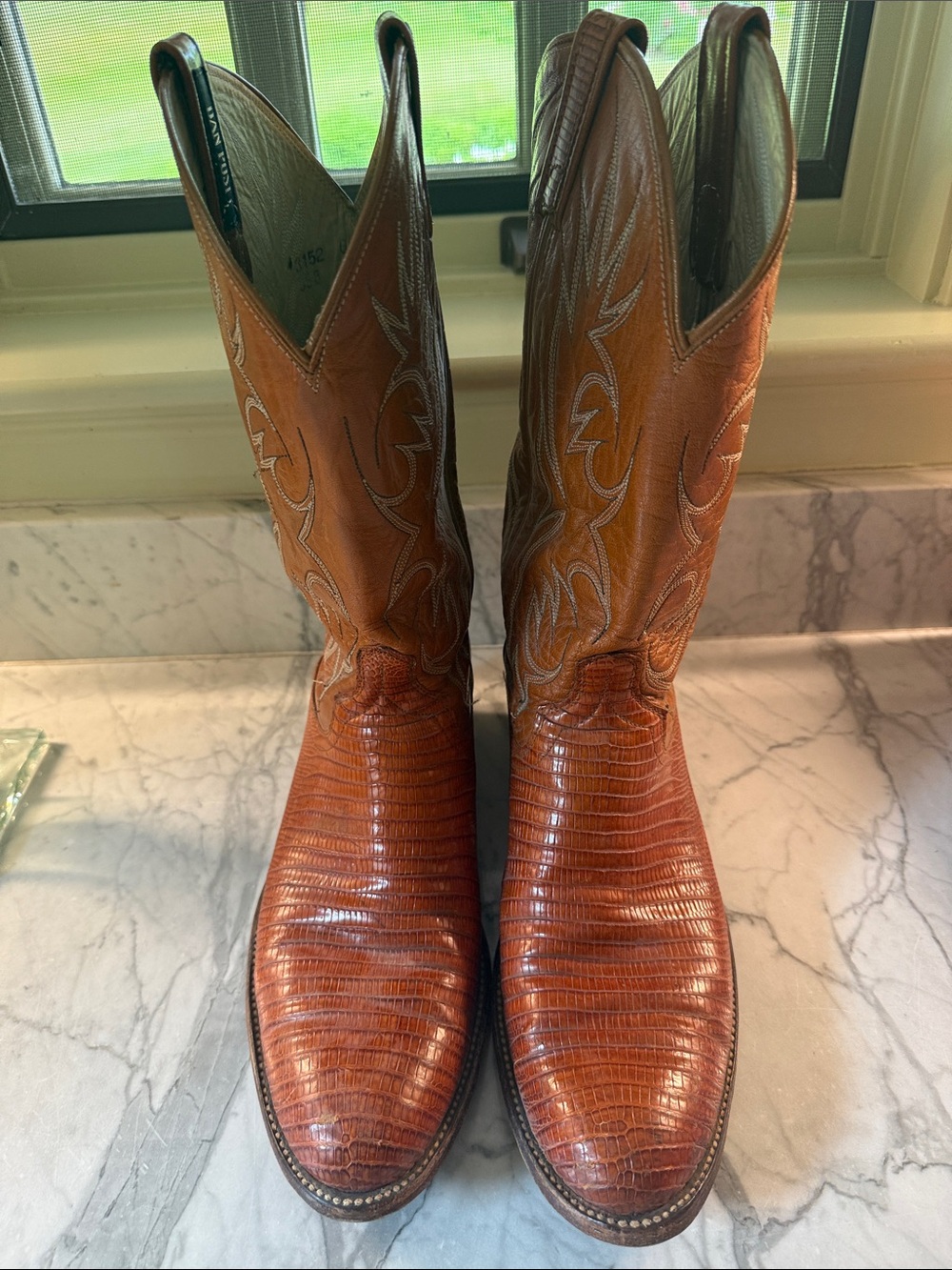 Dan Post Men’s Brown Leather Western Boots - Cowboy Style
